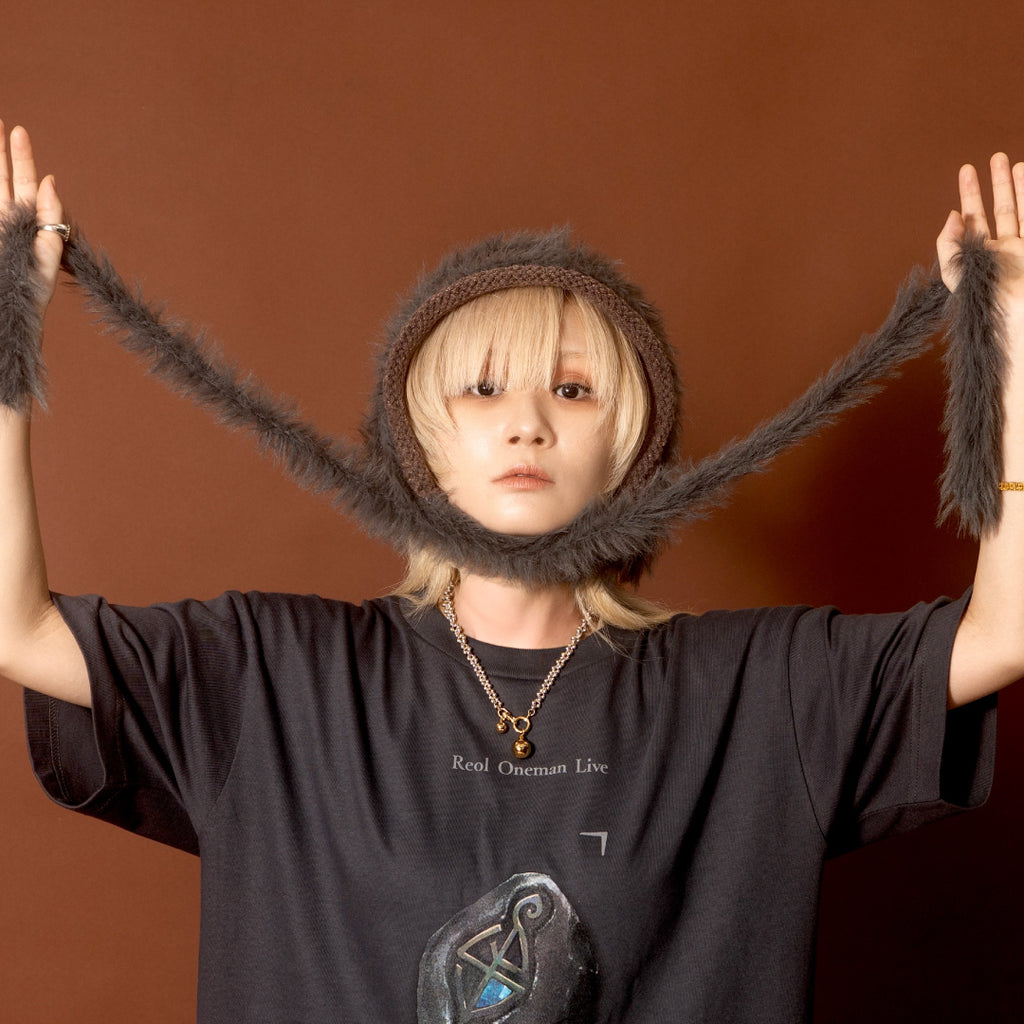 イルマワン REN様♡ 編 2WAY EARFLAP BEANIE(涅色 charcoal) – Reol ONLINE SHOP