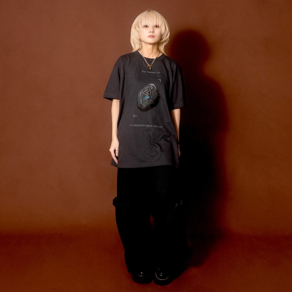 tee L ブラック 知 STONE TEE(藍墨 black) – Reol ONLINE SHOP