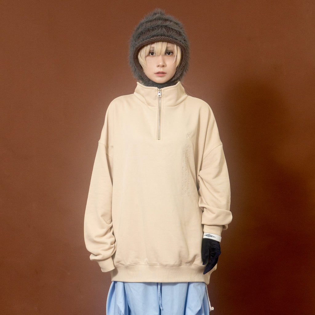 初 ZIP-UP SWEAT(生成 ecru) – Reol ONLINE SHOP