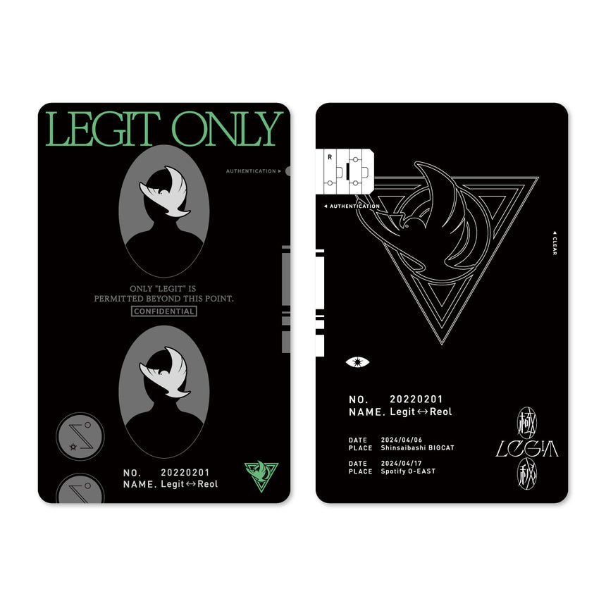 Legit Membership Card -極秘-