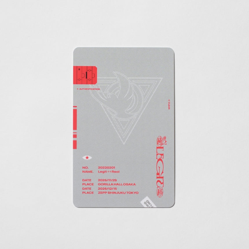 【Legit会員限定】Legit Membership Card #2