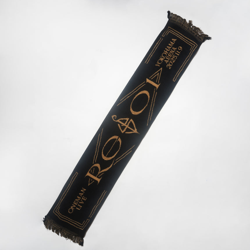 編 FRINGE TOWEL(不言色 black)