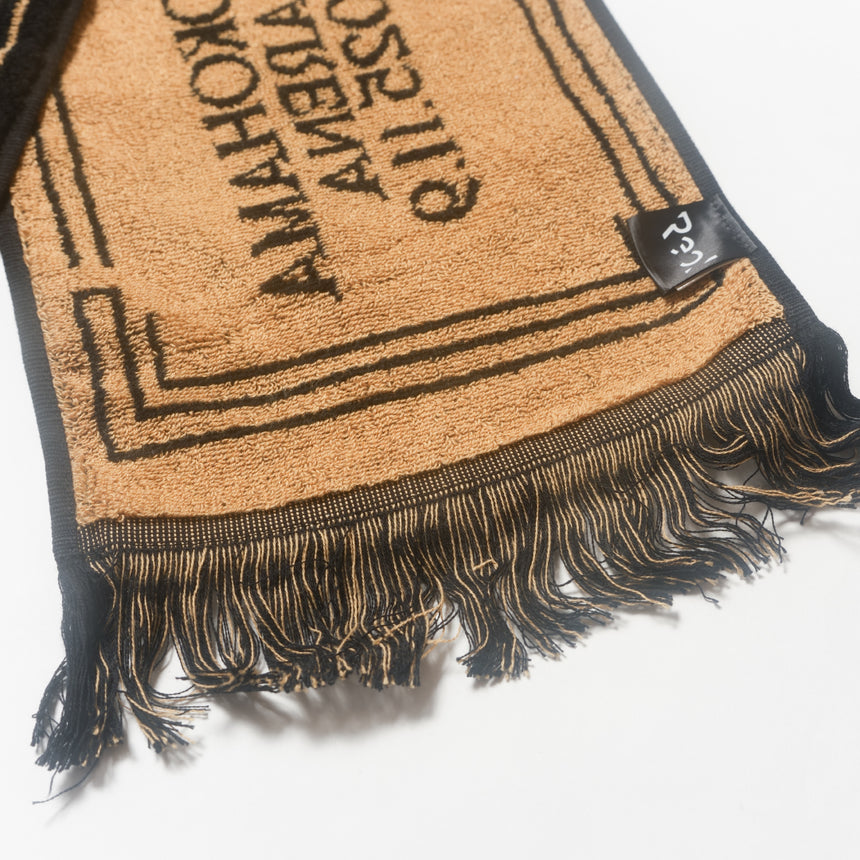 編 FRINGE TOWEL(不言色 black)