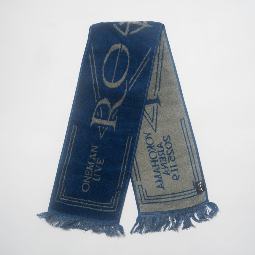 【Legit会員限定】編 FRINGE TOWEL(梟 blue)
