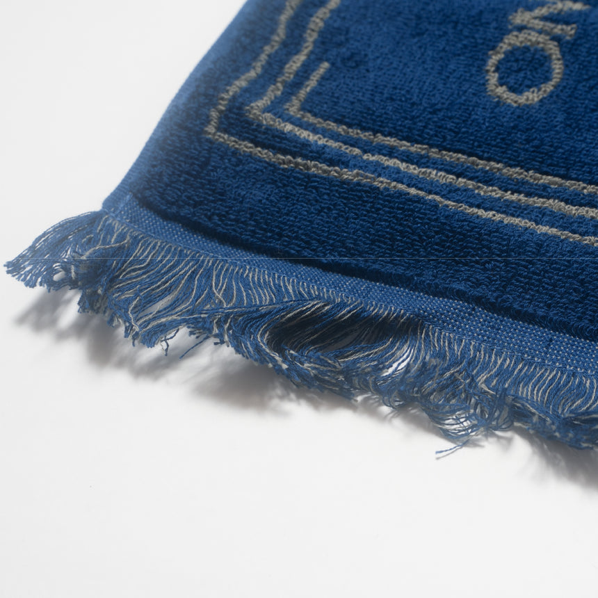 【Legit会員限定】編 FRINGE TOWEL(梟 blue)