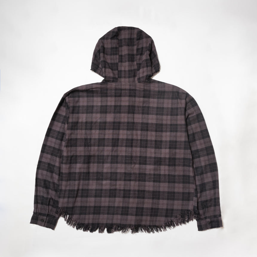 纏 HOOD SHIRT(涅色 gray)
