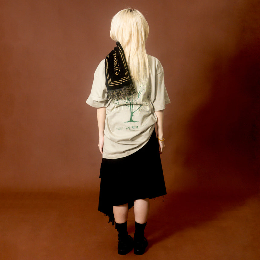 識 TREE TEE(亜麻 beige)