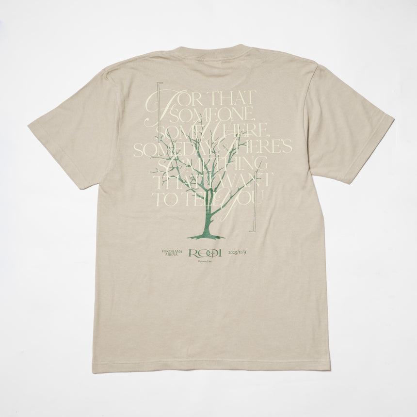 識 TREE TEE(亜麻 beige)