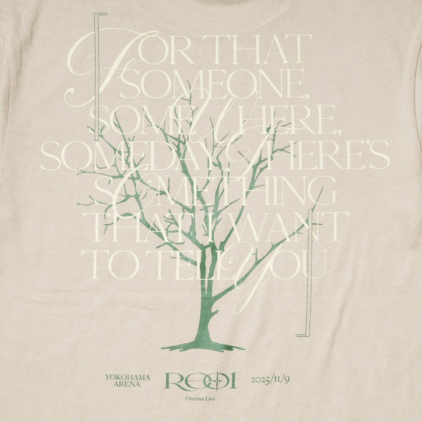 識 TREE TEE(亜麻 beige)