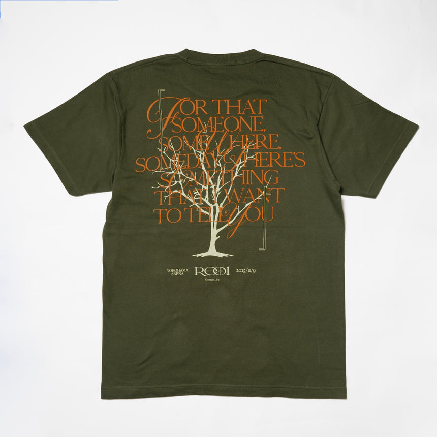 識 TREE TEE(常磐 olive)