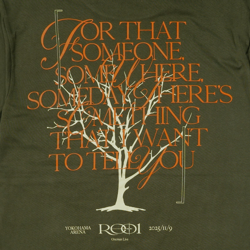 識 TREE TEE(常磐 olive)
