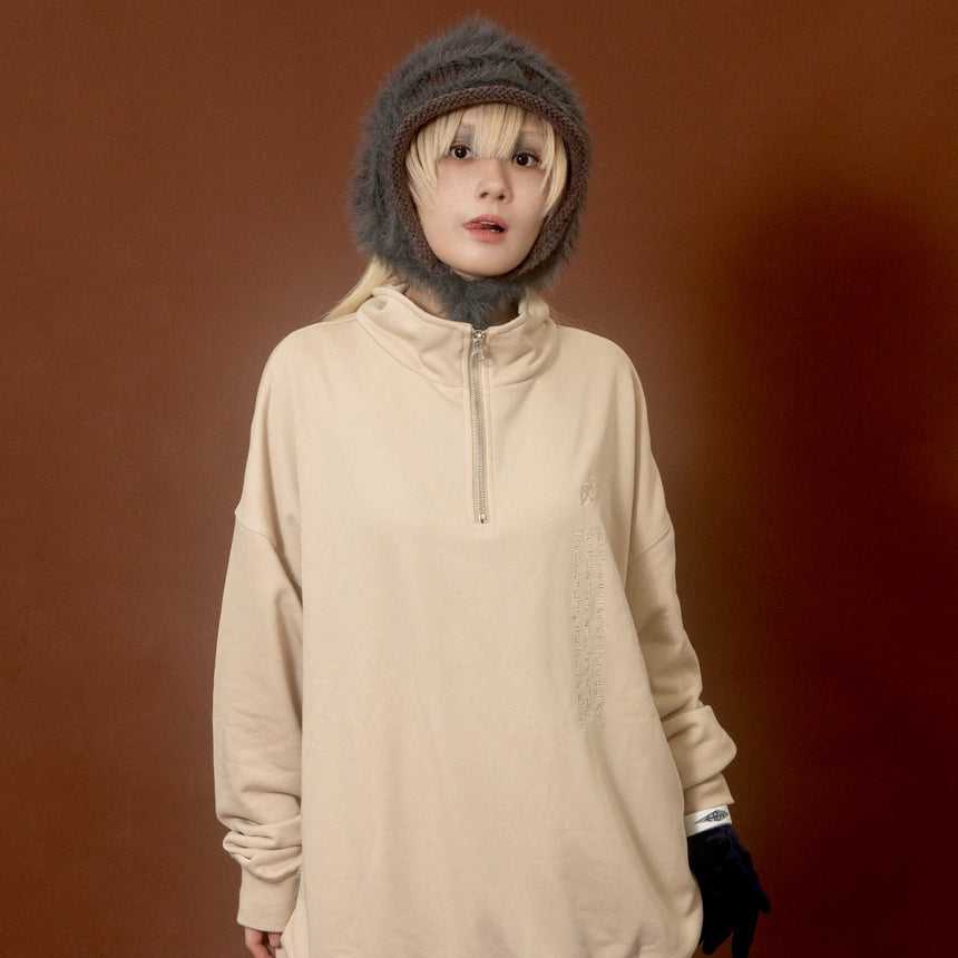 初 ZIP-UP SWEAT(生成 ecru)