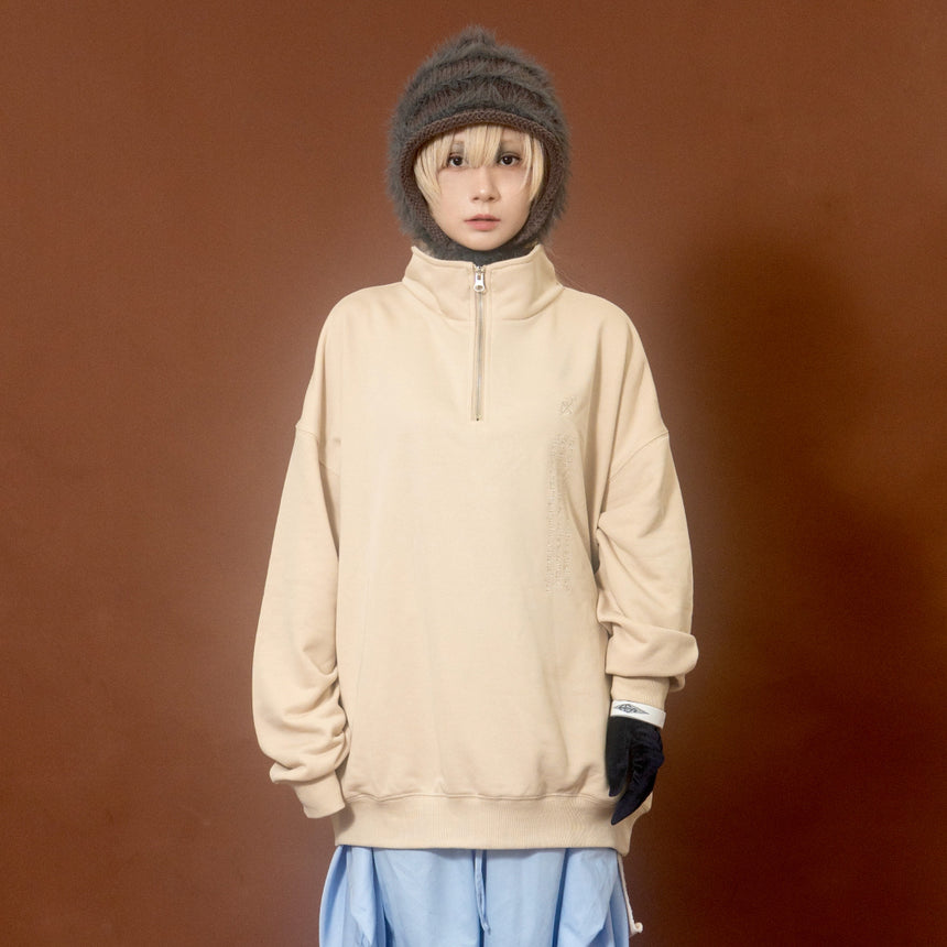 初 ZIP-UP SWEAT(生成 ecru)