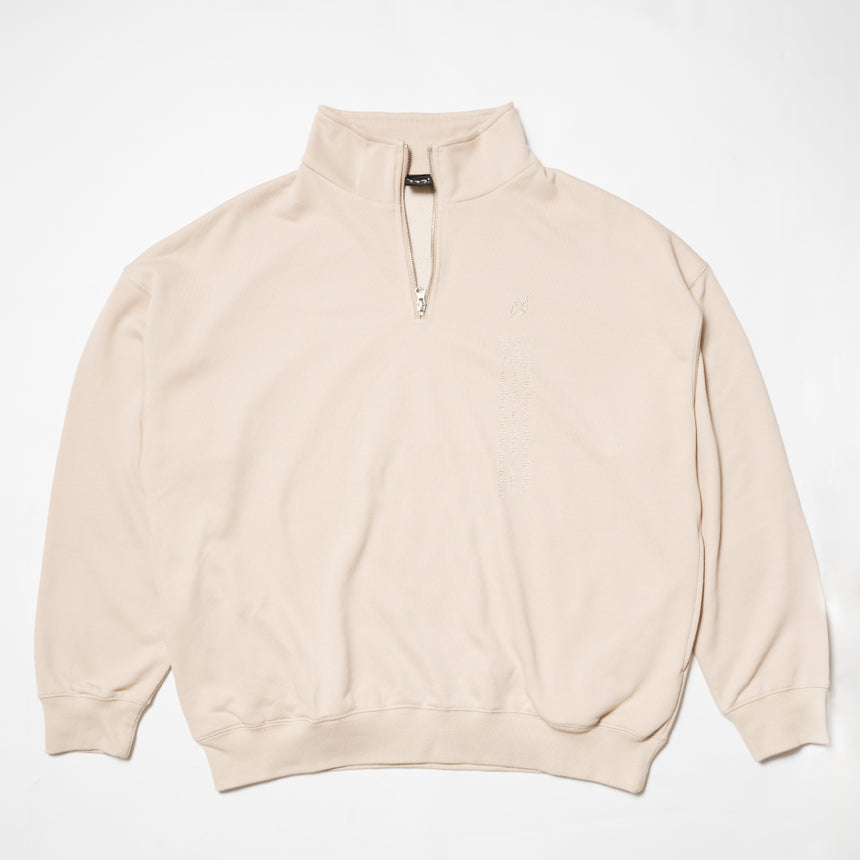 初 ZIP-UP SWEAT(生成 ecru)